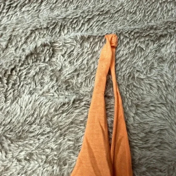 Roxy Women’s Orange Tank Top Size M 100% Cotton NWT - Picture 8 of 14